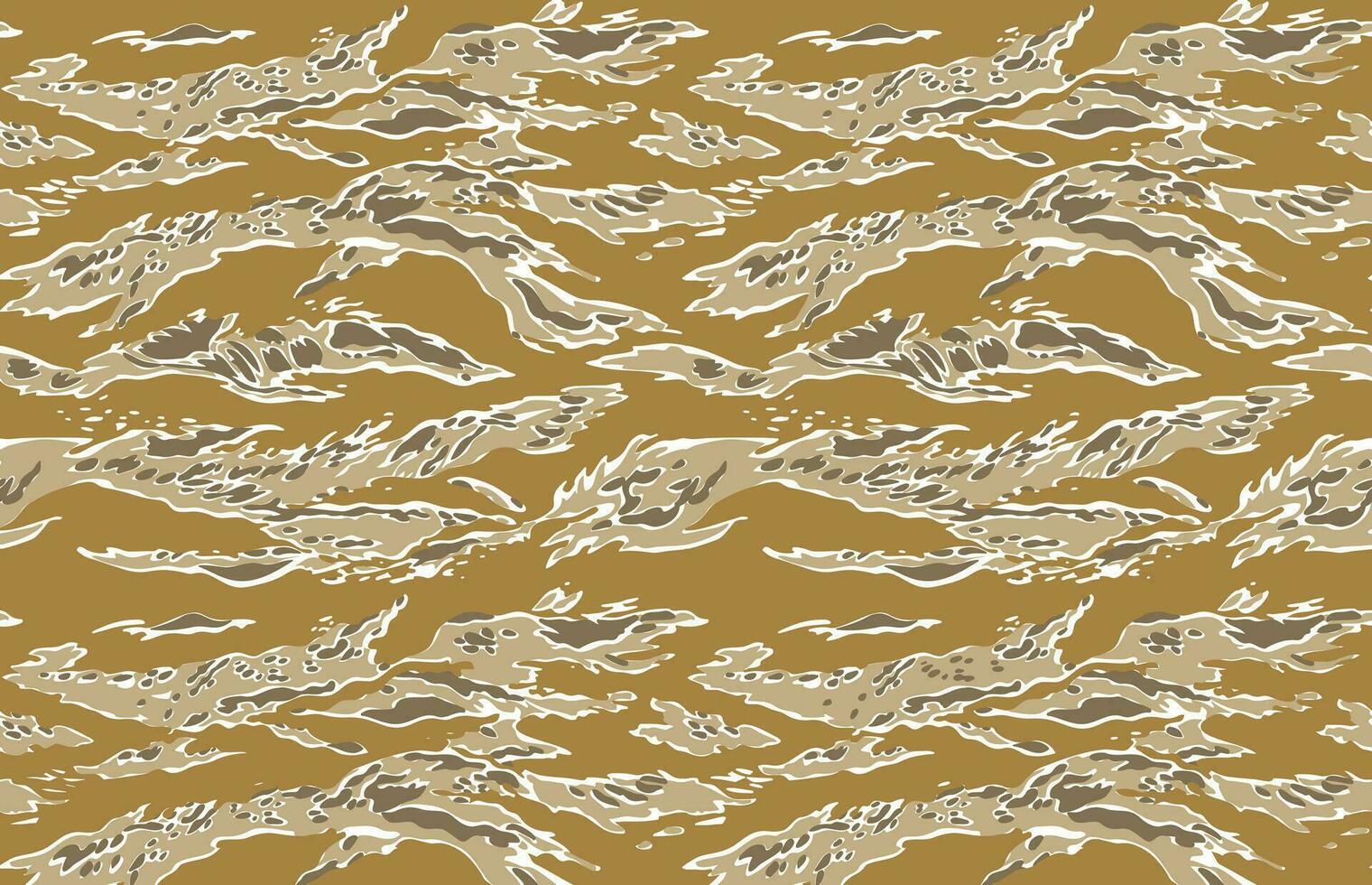 öken- tigerrand kamouflage vektor