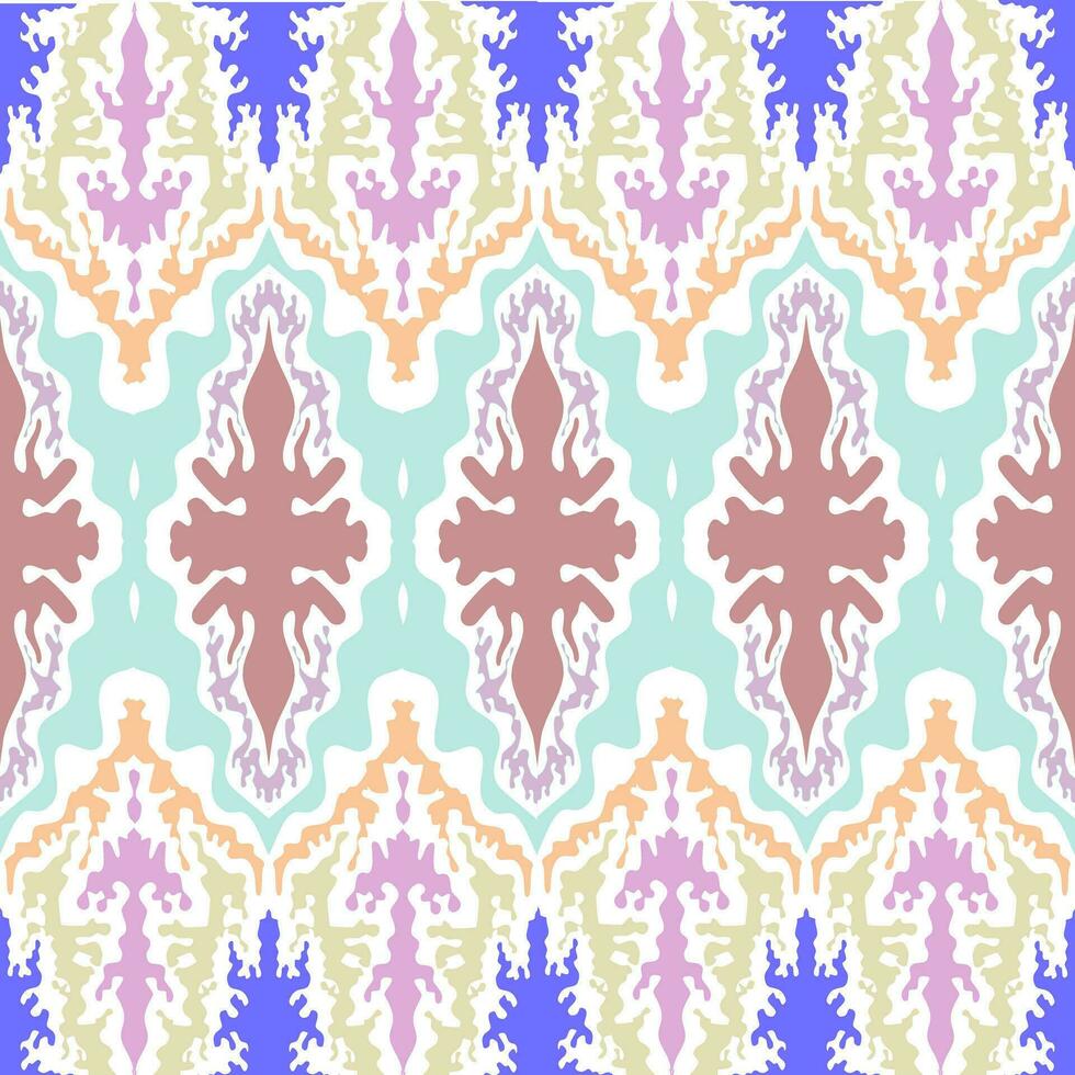 geometrisch Stoff Muster im Pastell- Farben vektor
