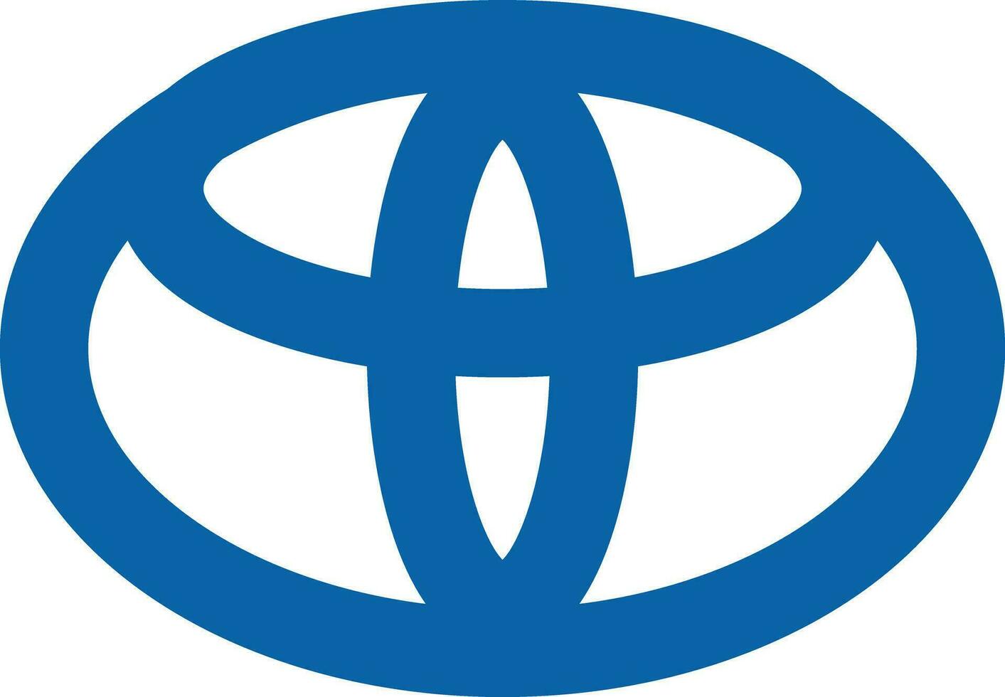 Toyota logotyp ikon bil varumärke tecken symbol känd märka identitet stil topp bil- industri ledare konst design vektor. svart bil emblem tecken vektor