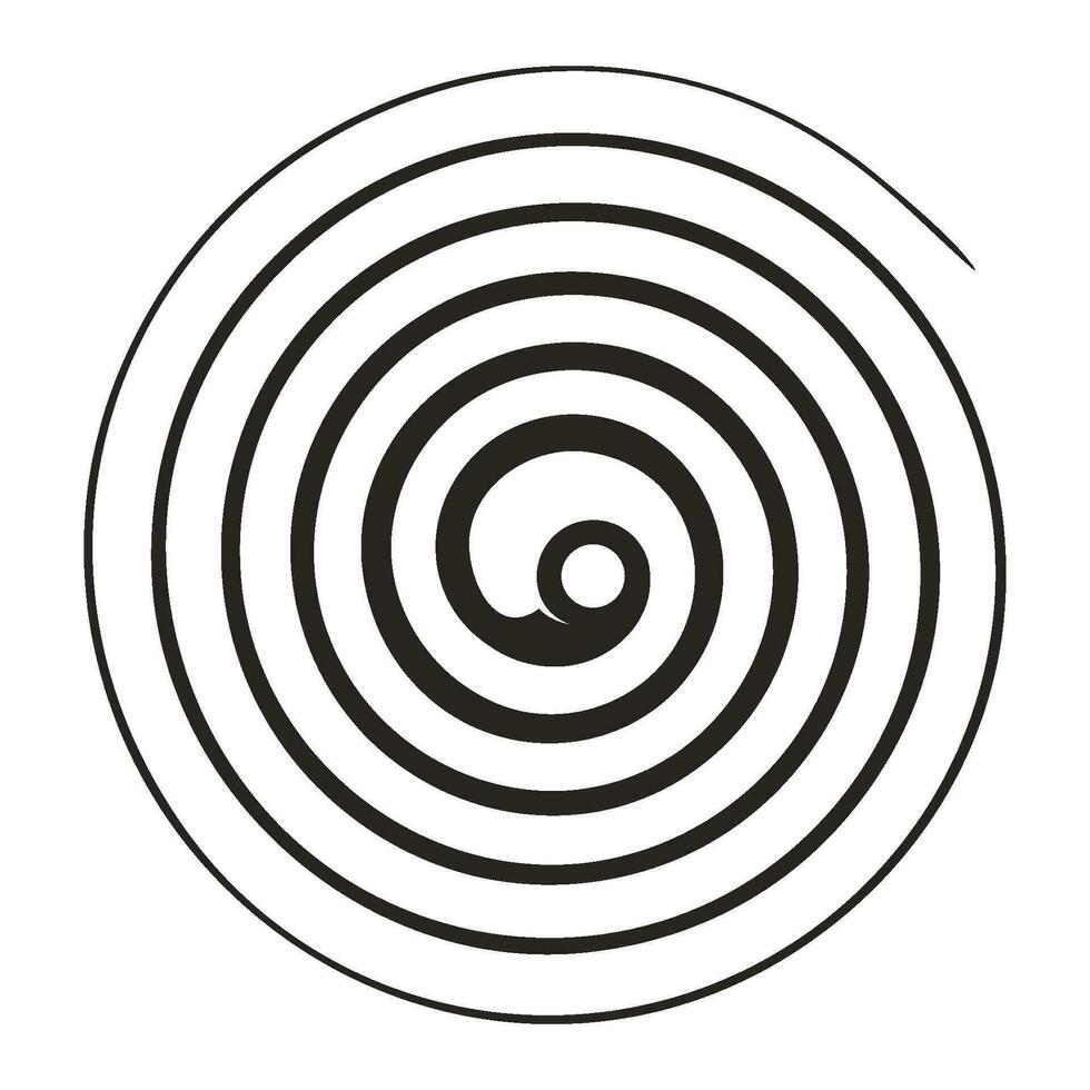 spiral, roterande, spinning design element ikon vektor