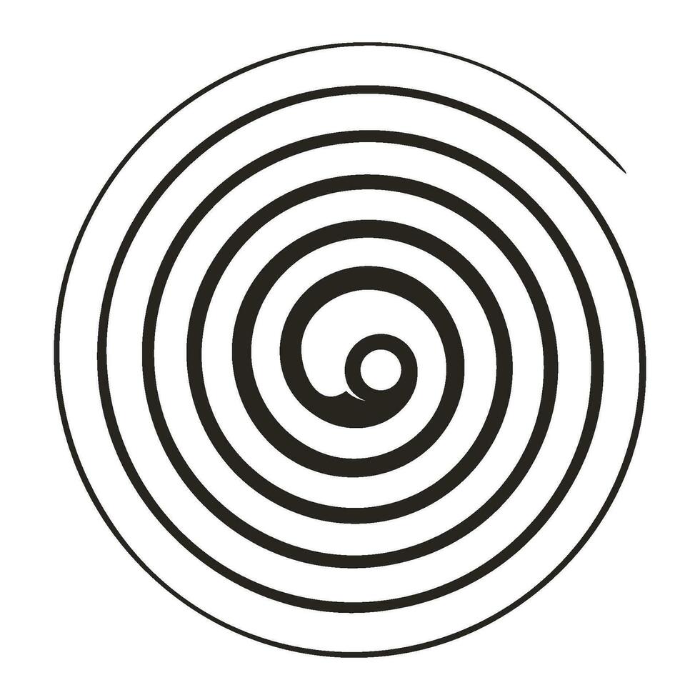 Spiral, rotierend, Spinnen Design Elemente Symbol vektor