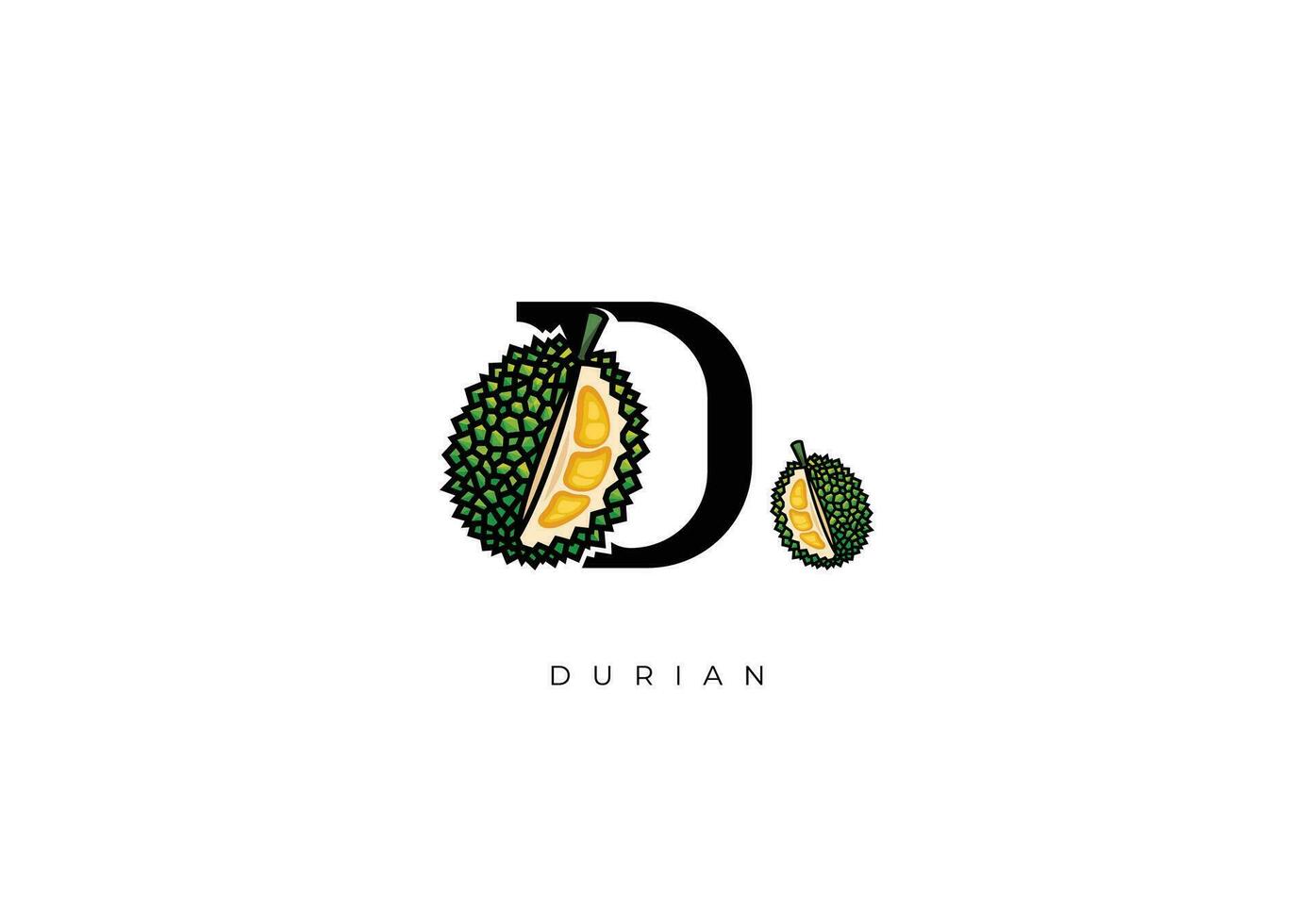 Obst Vektor - - Durian