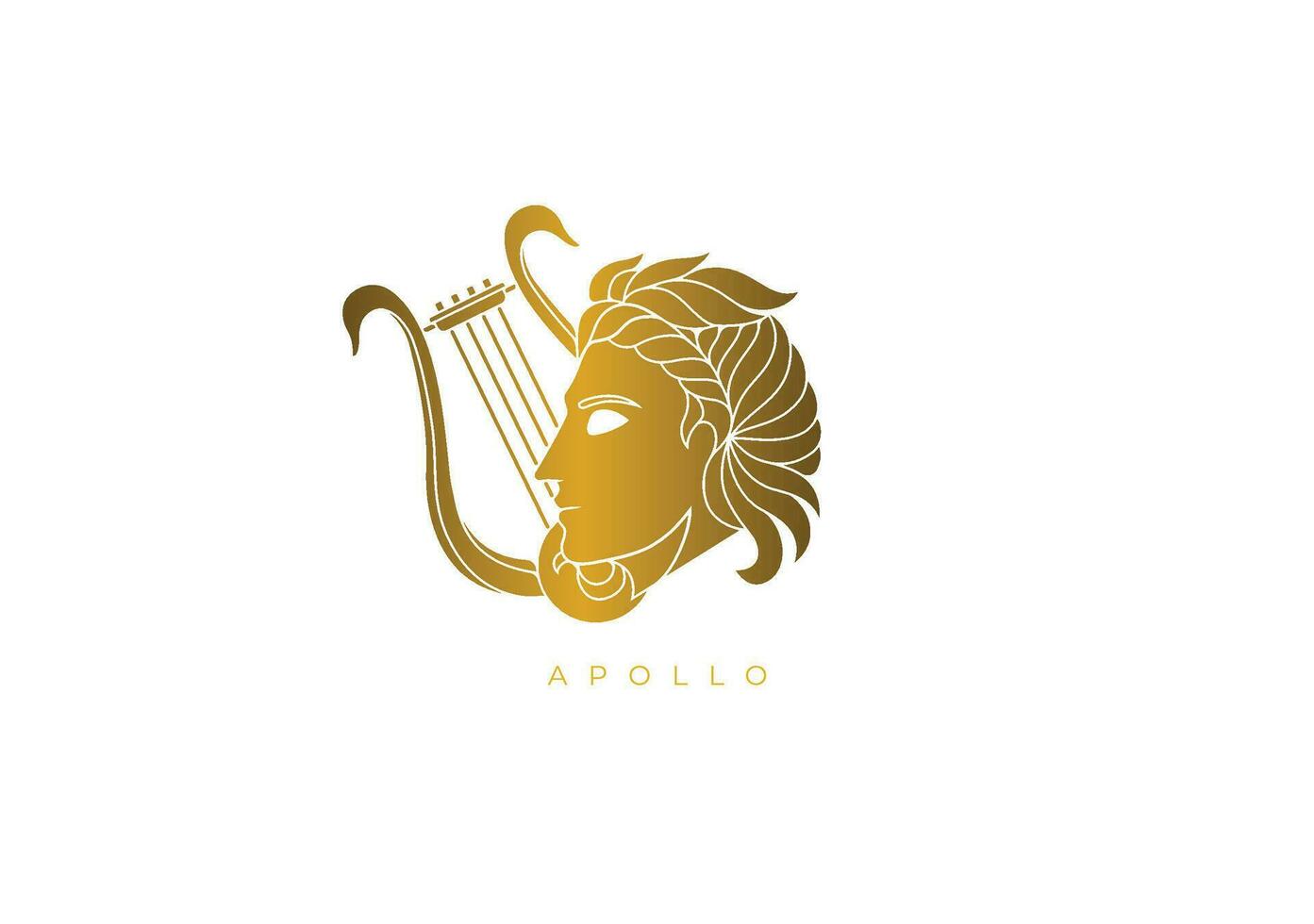 Gott von Musik, Apollo Logo vektor