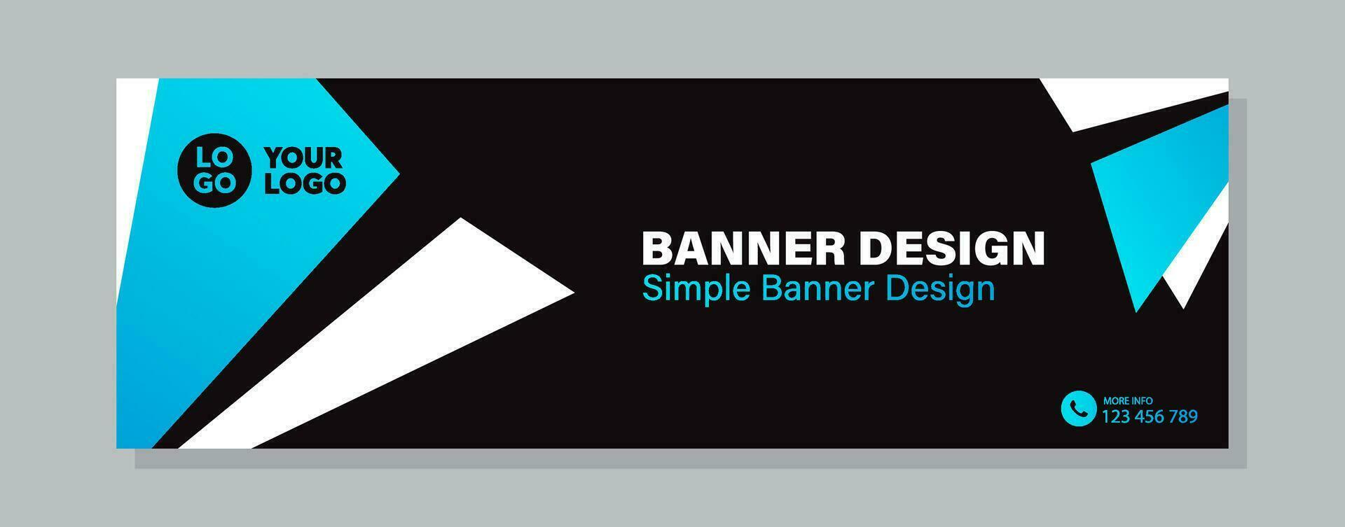 Geschäft horizontal Banner Vorlage Design. modern Banner Design mit elegant  Farbe. geeignet zum Banner, Abdeckung, und Header 29289045 Vektor Kunst bei  Vecteezy