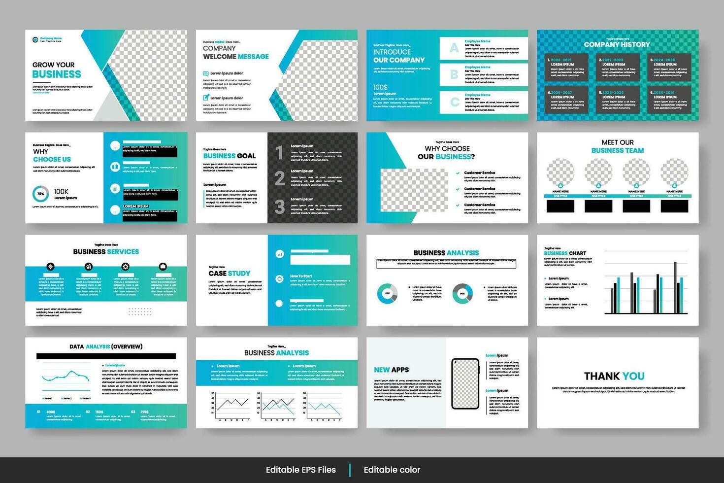 vektor företags- företag presentation och företag portfölj, profil design, projekt Rapportera, företags- profil