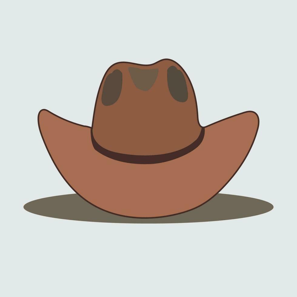 cowboy hatt illustration konst ikoner vektor