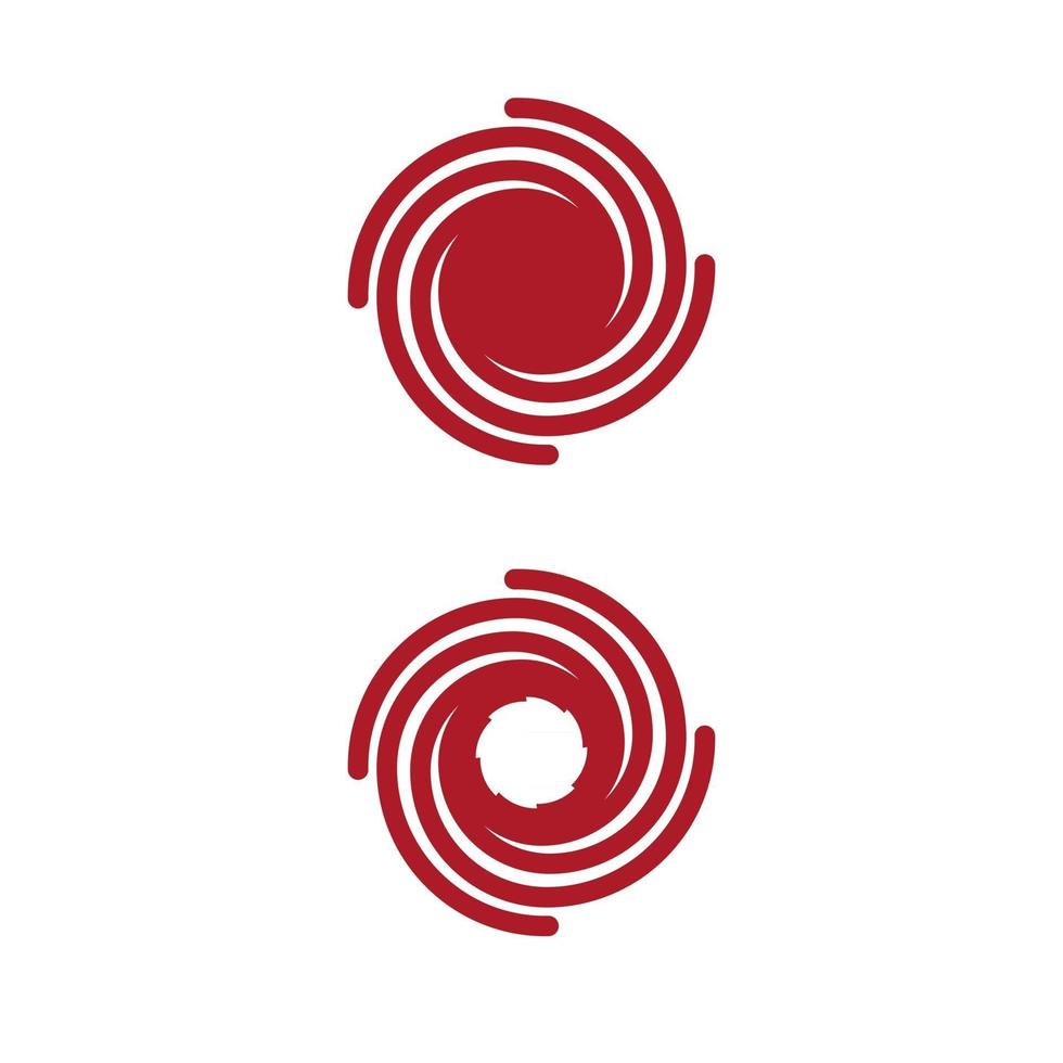 vortex logo design symbol ikon vektor