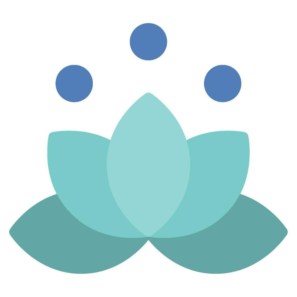 mindfulness meditation ikon illustration, för uiux, infografik, etc vektor