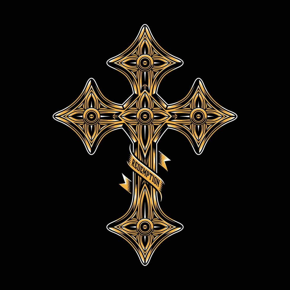 heraldisch Kreuz Vektor Grafik