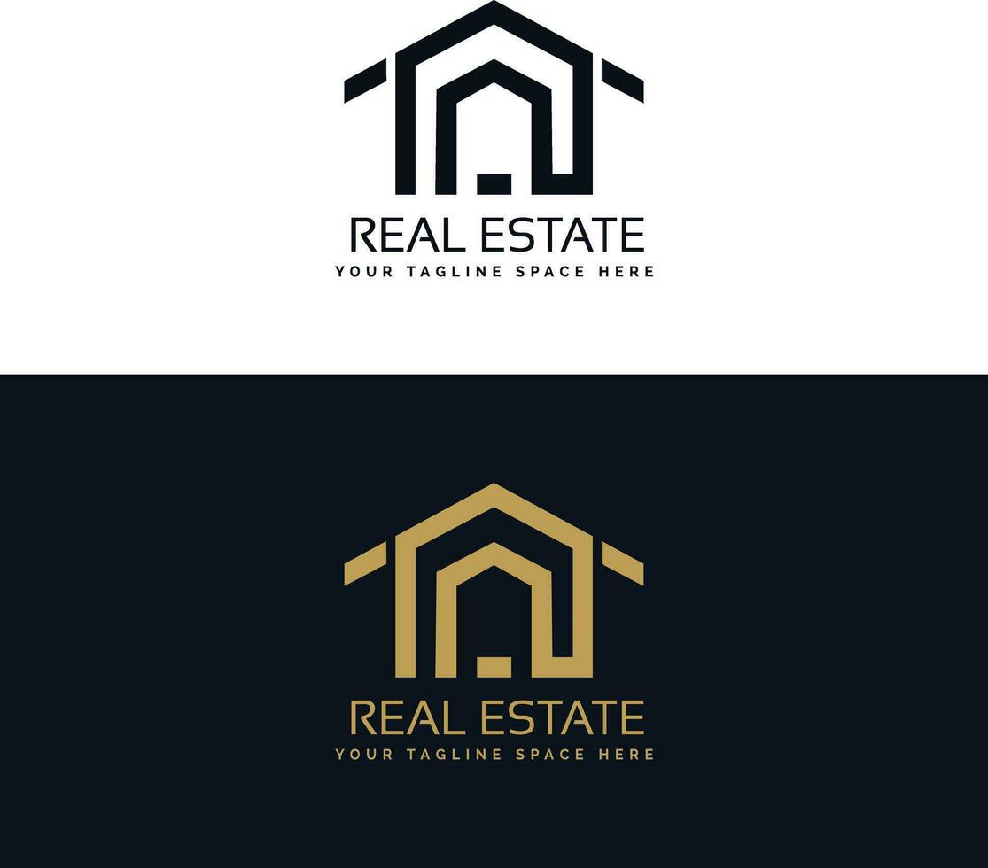 Logodesign für Immobilien vektor