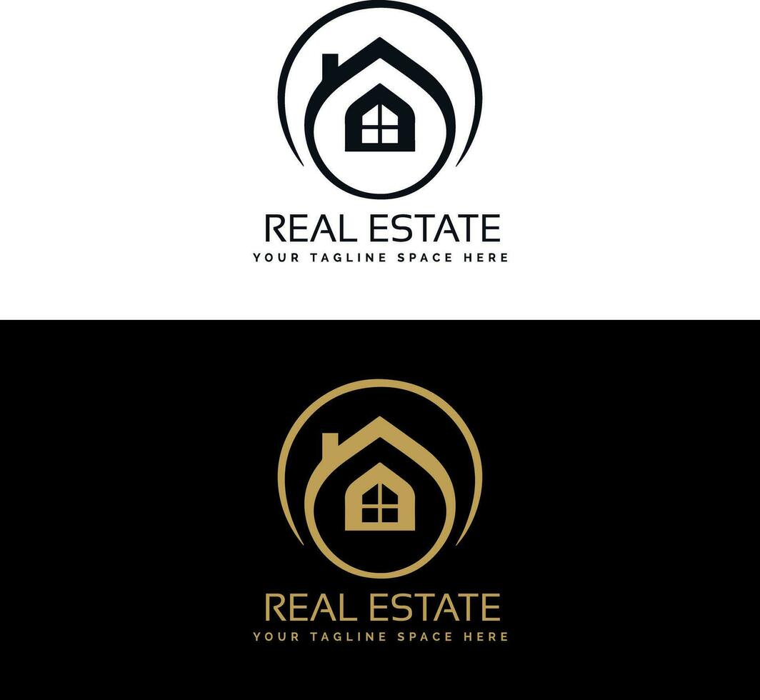 Logodesign für Immobilien vektor