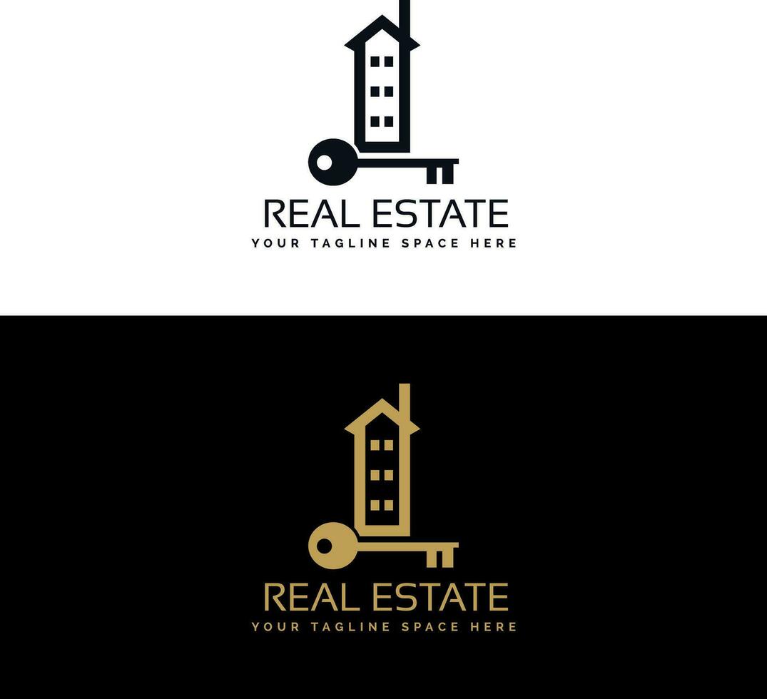 Logodesign für Immobilien vektor