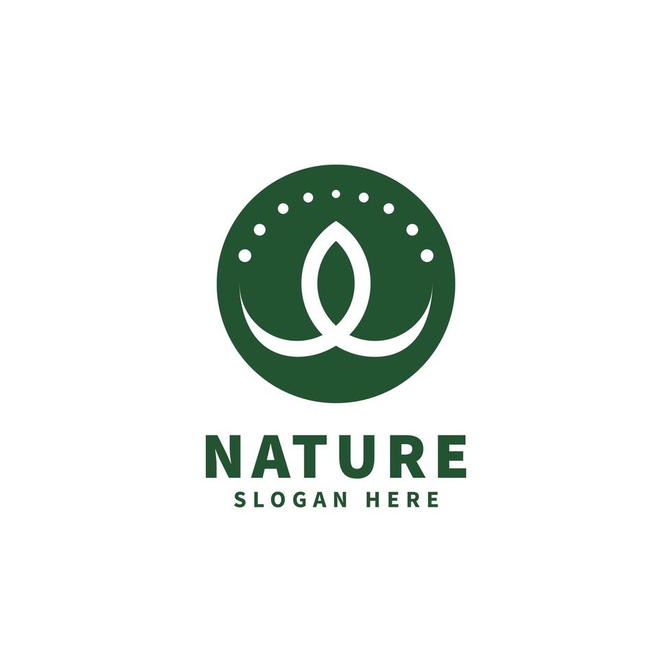 natur logotyp mall design vektor, ikon illustration. vektor