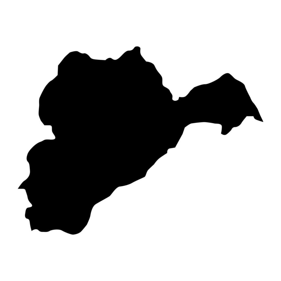 logar provins Karta, administrativ division av afghanistan. vektor