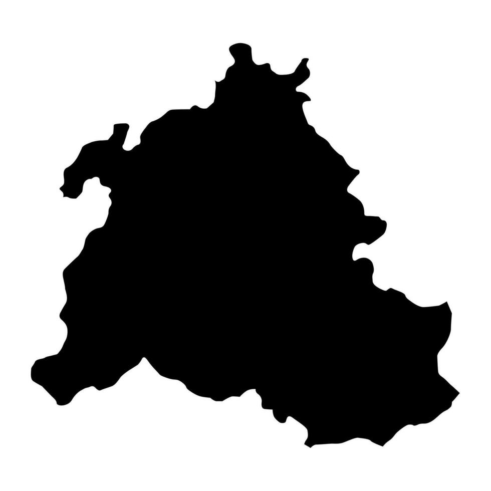 Zabul Provinz Karte, administrative Aufteilung von Afghanistan. vektor