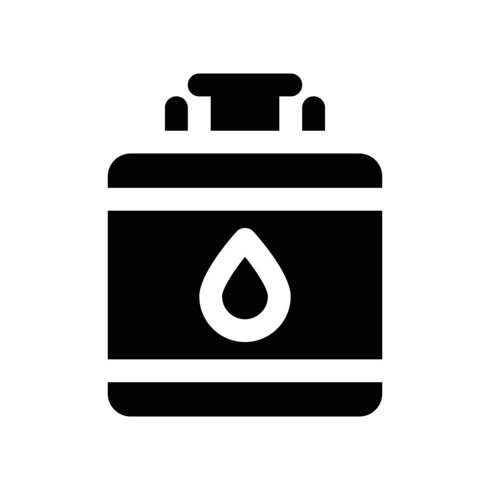 Gas Panzer solide Symbol. Vektor Symbol zum Ihre Webseite, Handy, Mobiltelefon, Präsentation, und Logo Design.