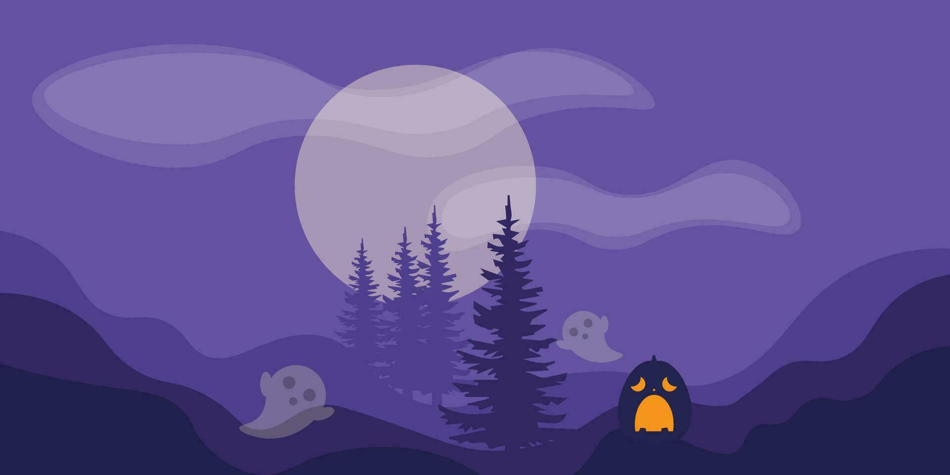 Vektor Hintergrund Design mit Halloween Thema