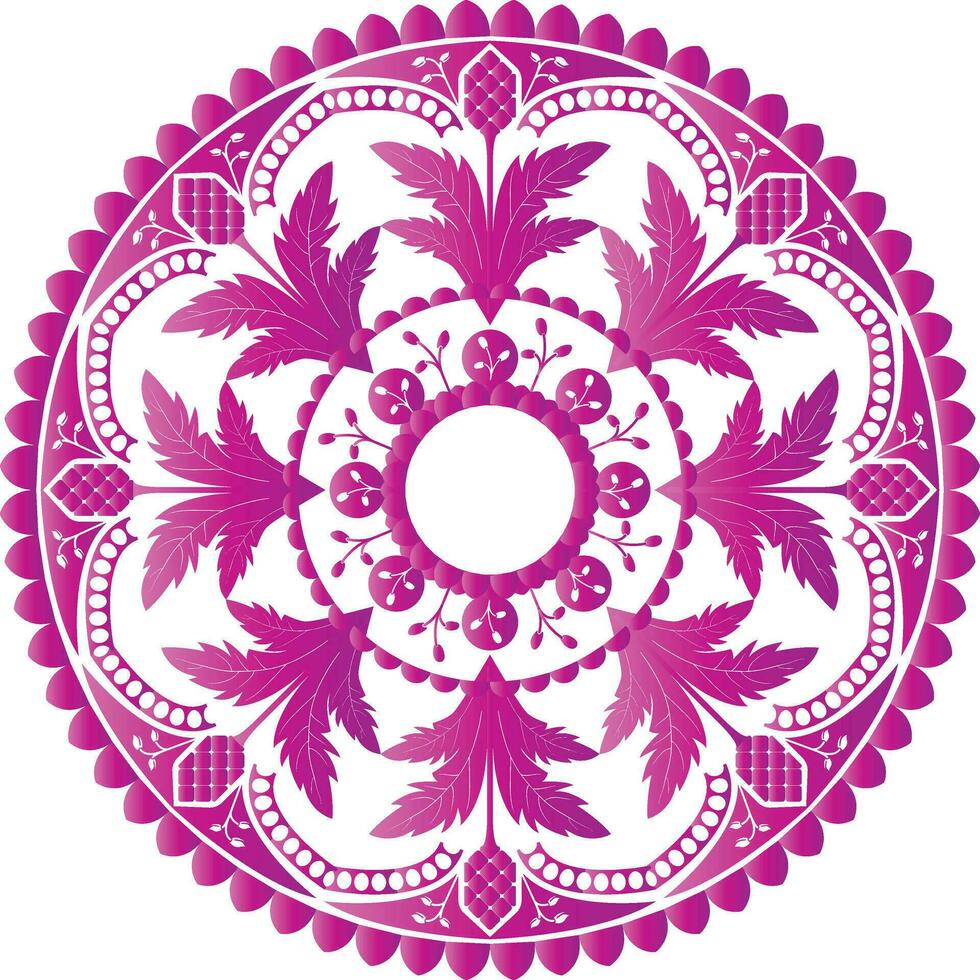 Vektor Mandala Kreise Design