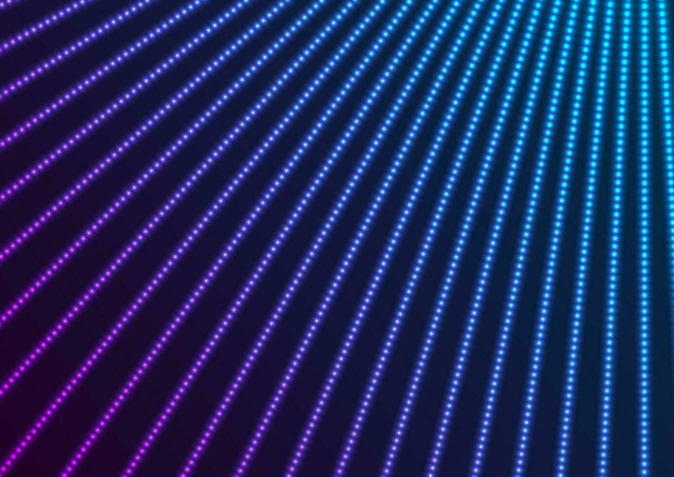 Blau lila Neon- gepunktet Linien abstrakt futuristisch Hintergrund vektor