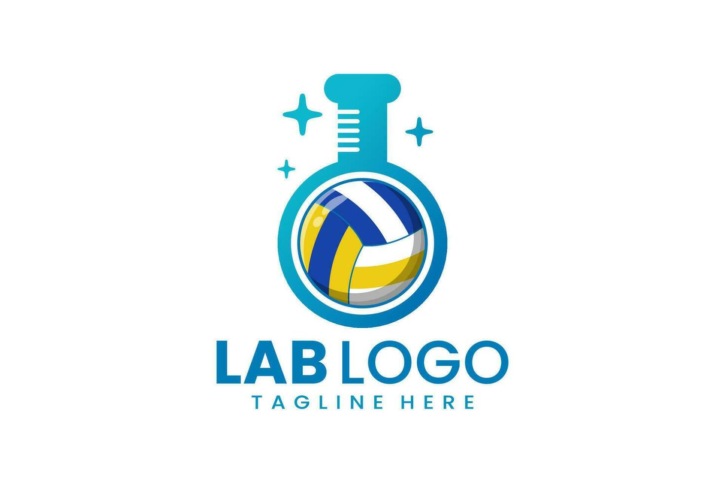 platt modern enkel laboratorium logotyp mall ikon symbol vektor design illustration