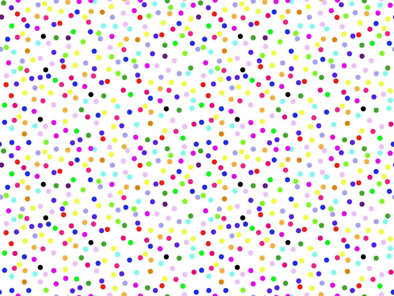 nahtlos Muster im mehrfarbig Kreise. Konfetti vektor