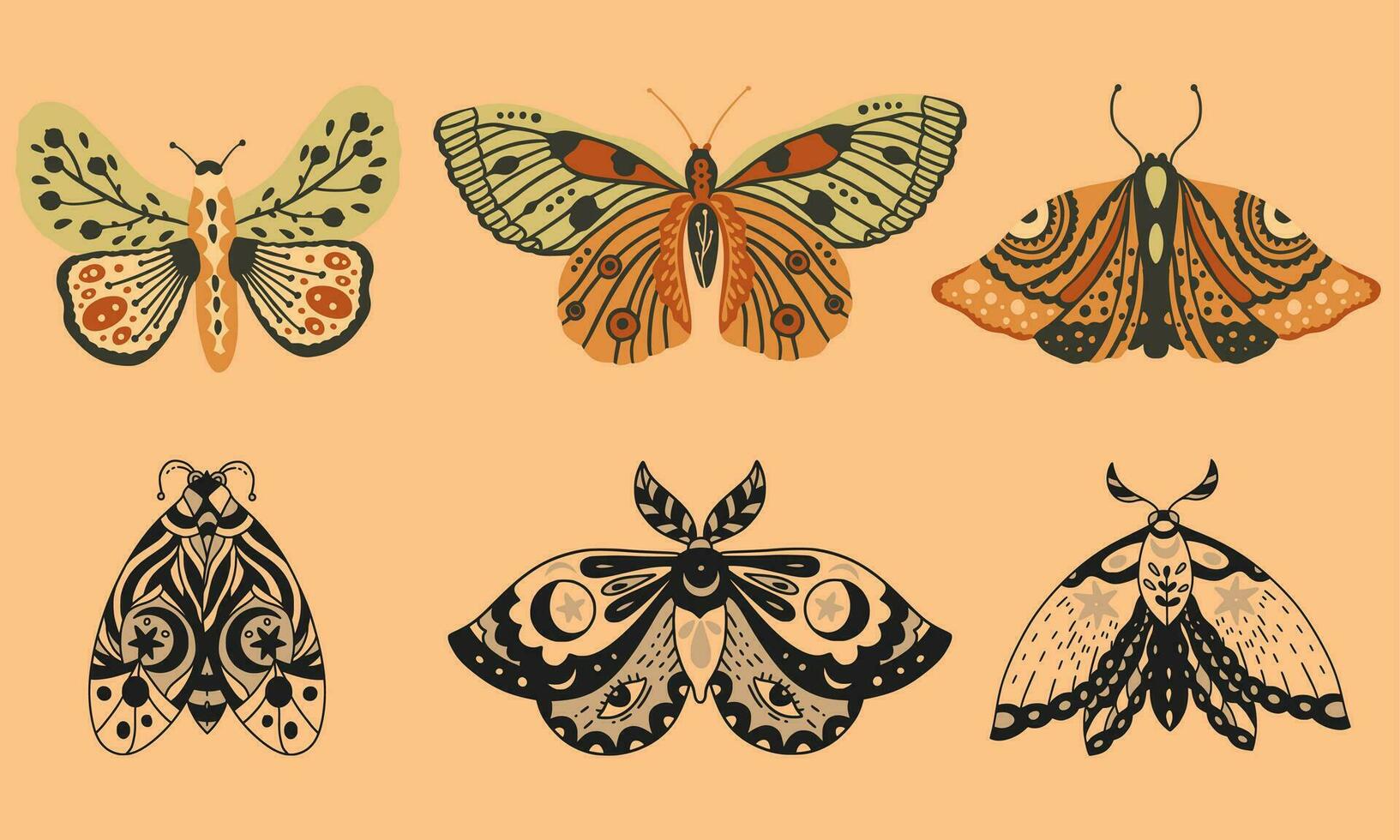 Schmetterling Kunst Design Vektor Illustration