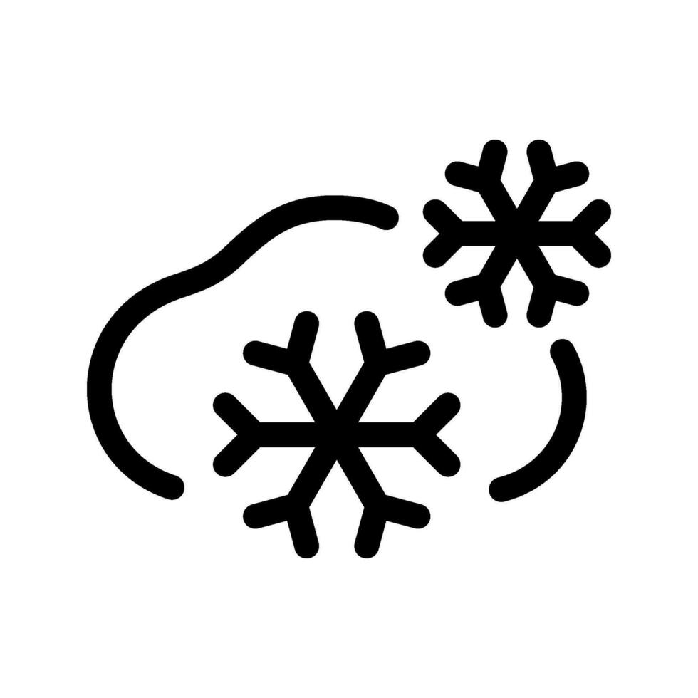 Schnee Symbol Vektor Symbol Design Illustration
