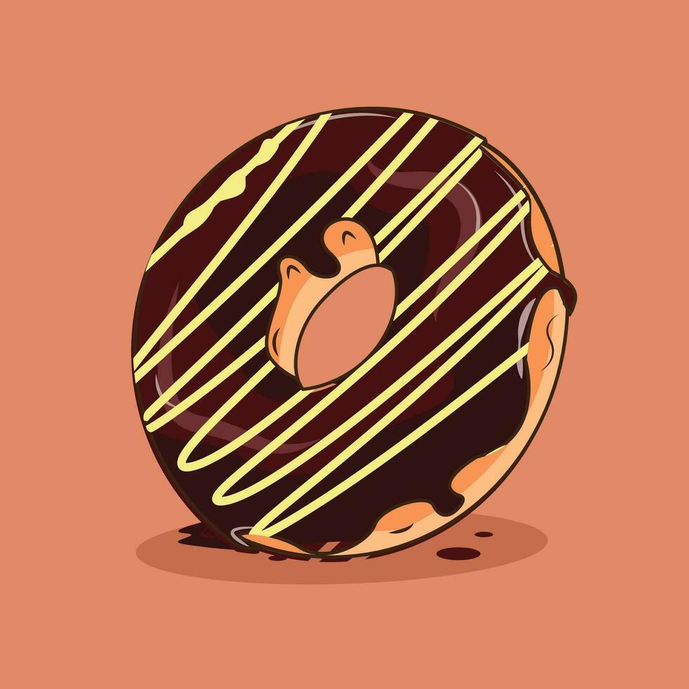 Krapfen Süss Vektor Grafik Illustration