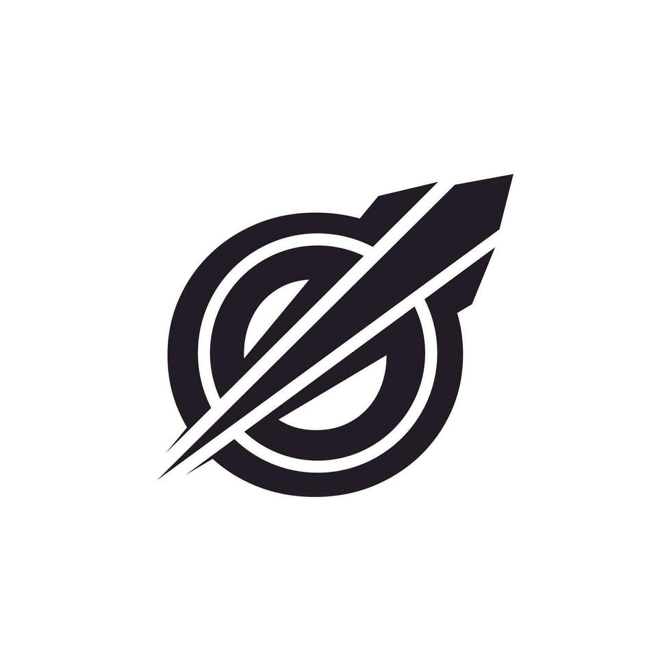 Pfeil Logo Design Illustration vektor