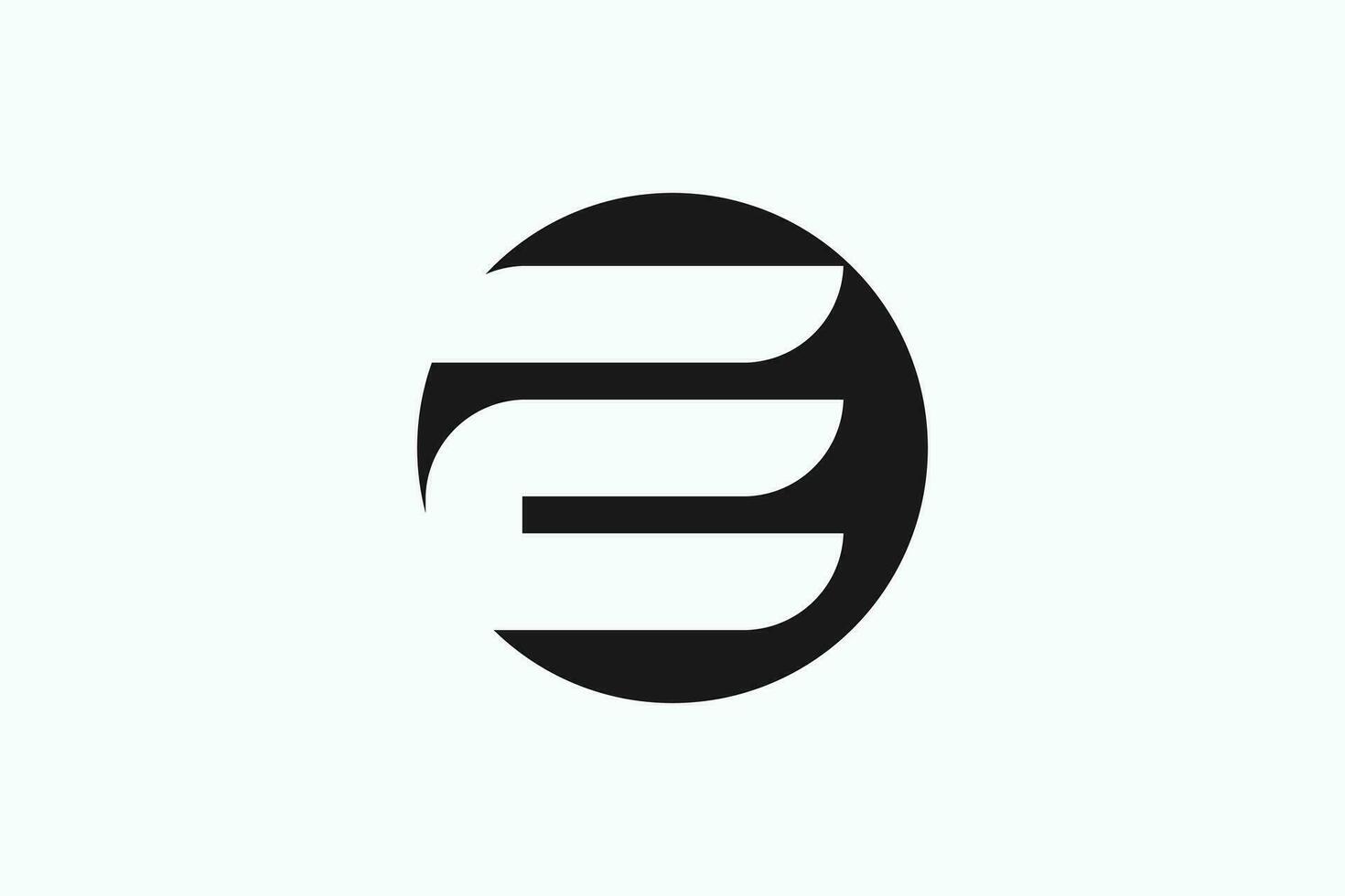första brev e logotyp design för din företag vektor