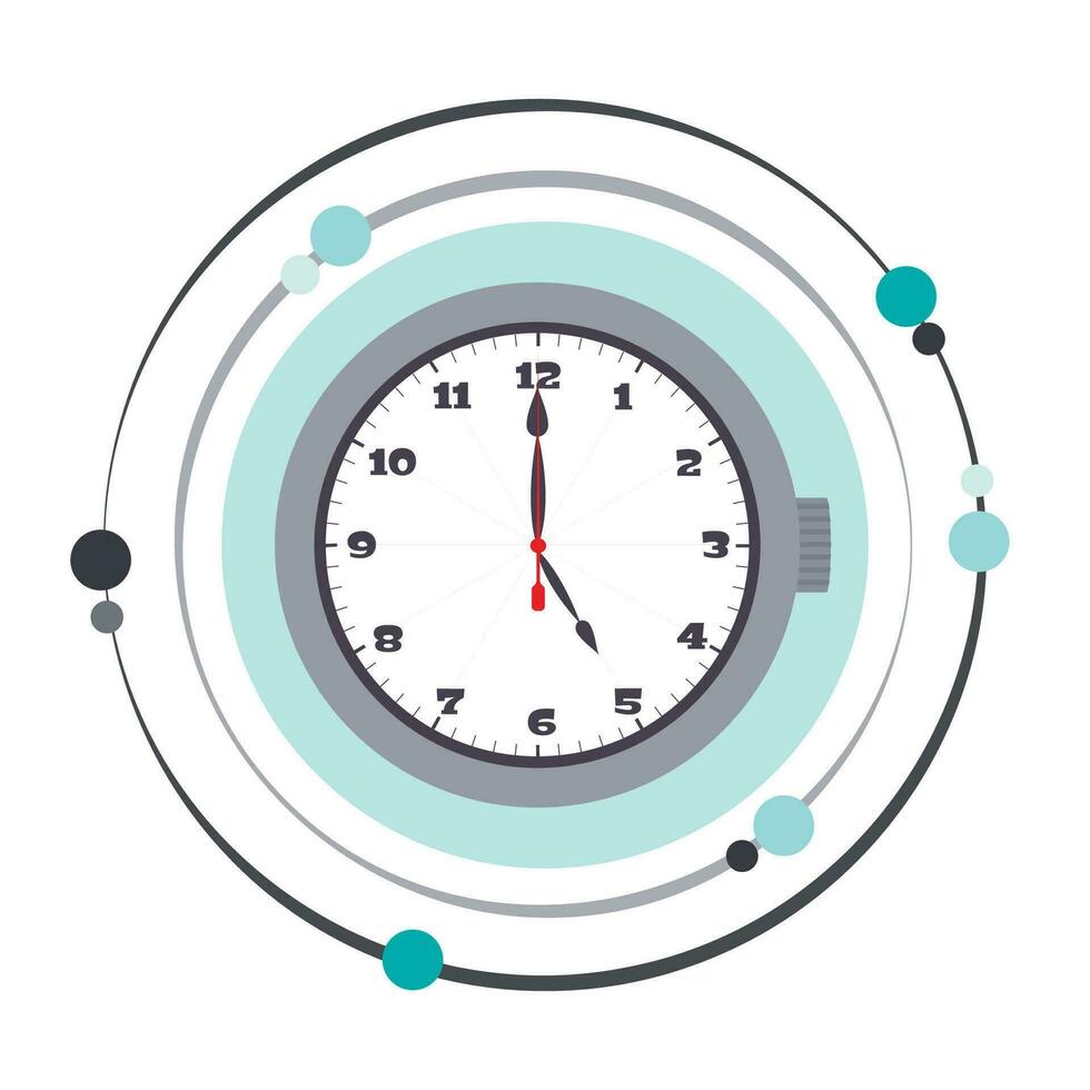 Kolla på timer vektor illustration grafisk ikon symbol
