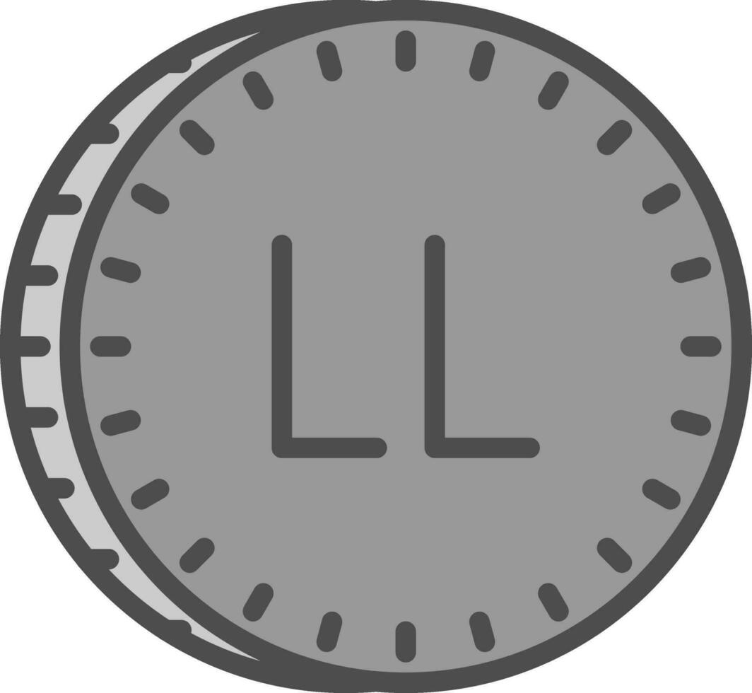 lebanese pund vektor ikon design