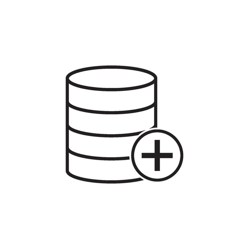 Datenbank Symbol Vektor