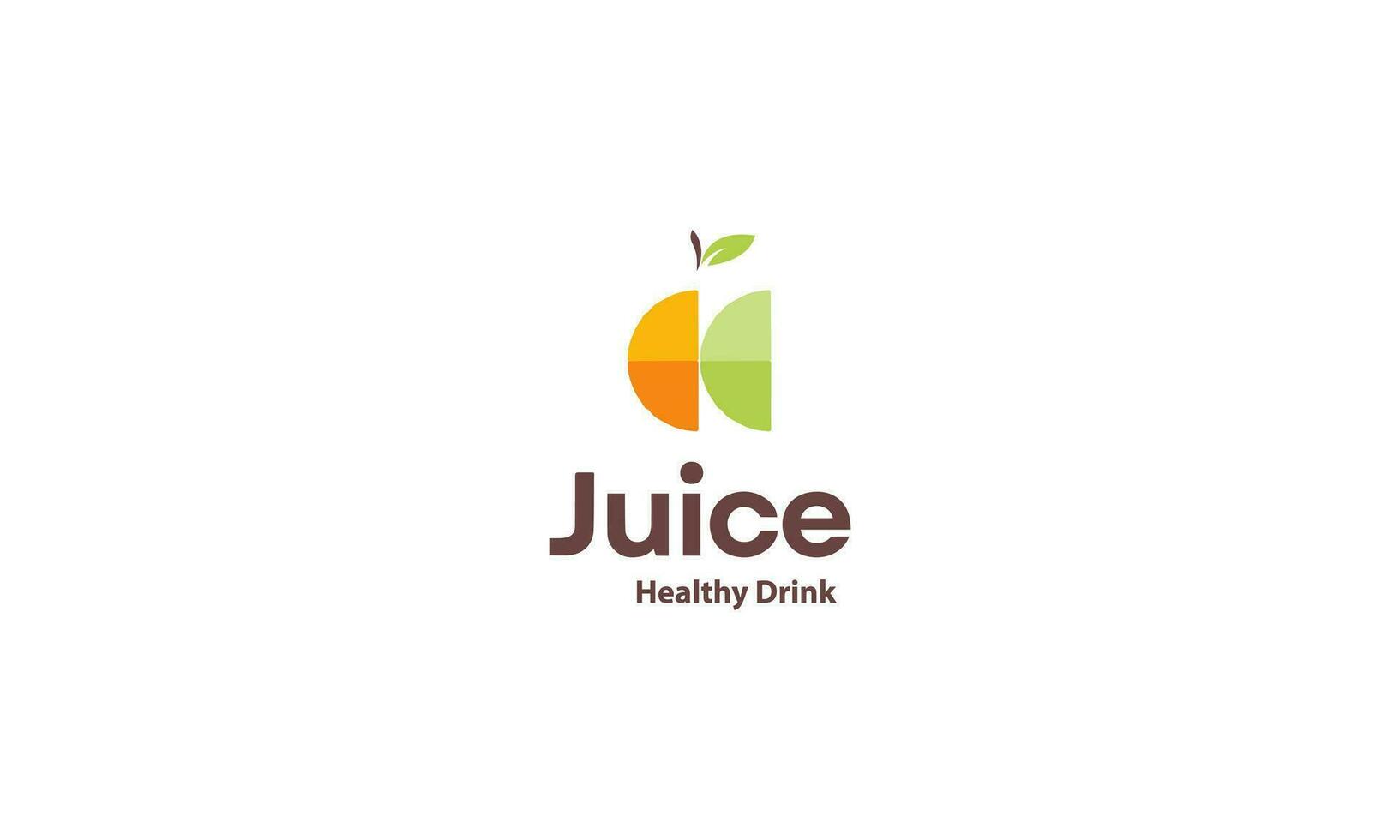 juice logotyp design mall vektor