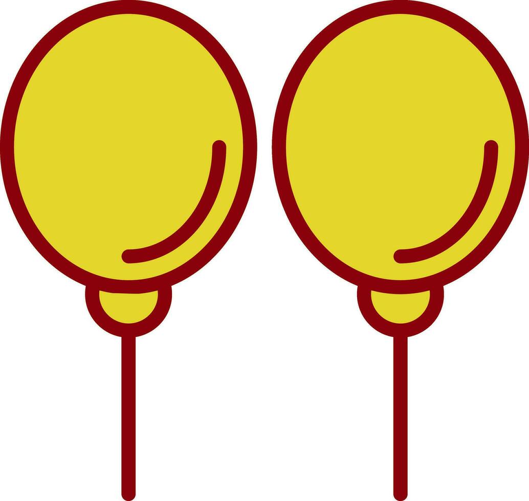 Ballon-Vektor-Icon-Design vektor