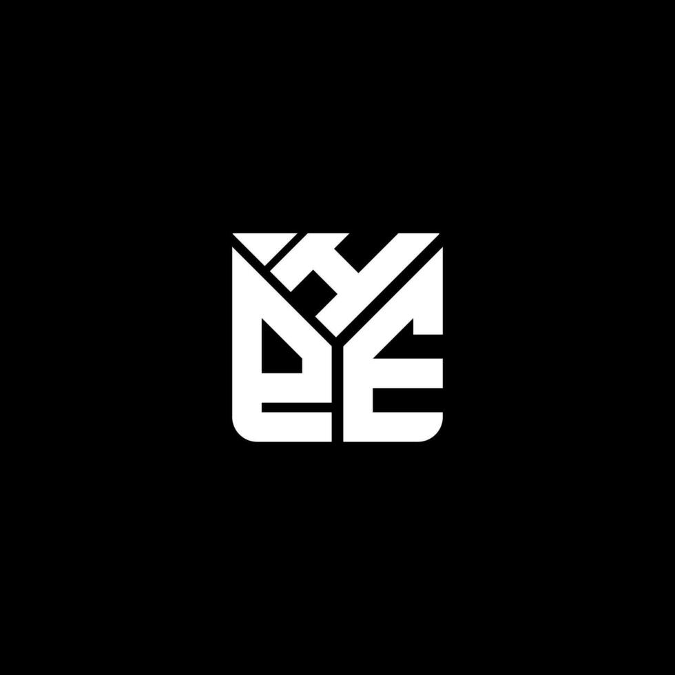 hpe brev logotyp vektor design, hpe enkel och modern logotyp. hpe lyxig alfabet design