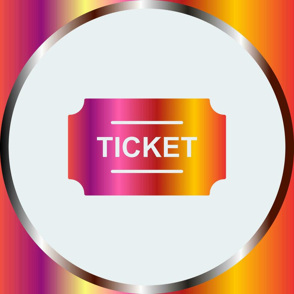 Ticket-Vektor-Symbol vektor