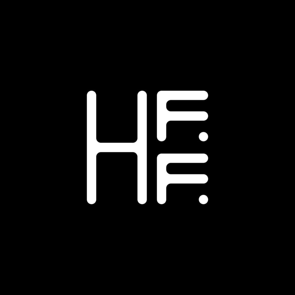 hff brev logotyp vektor design, hff enkel och modern logotyp. hff lyxig alfabet design