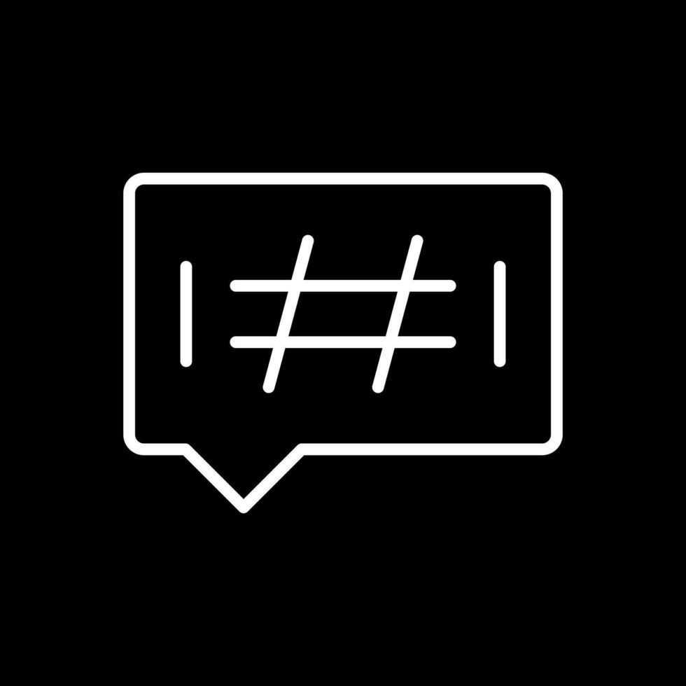 hashtags vektor ikon design