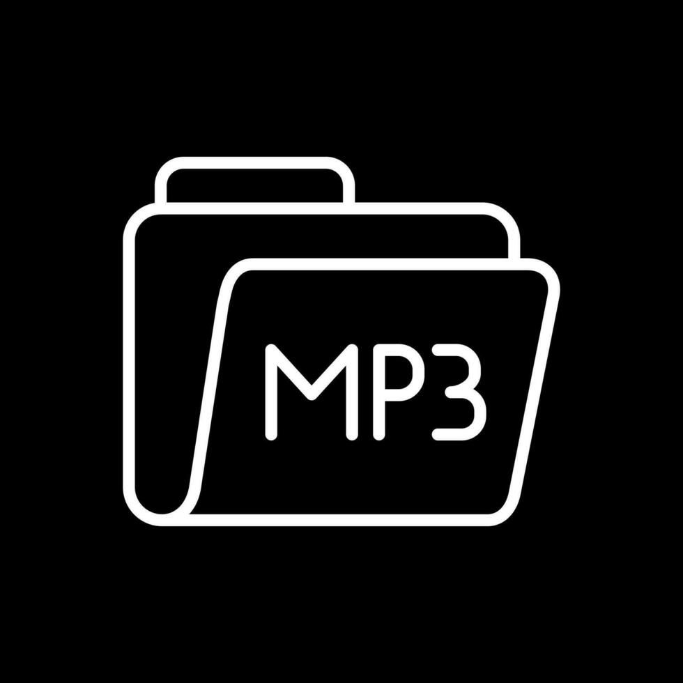 mp3-Vektor-Icon-Design vektor