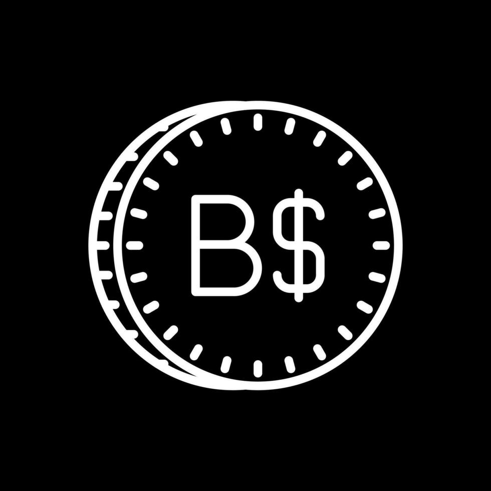 Bahamian Dollar Vektor Symbol Design