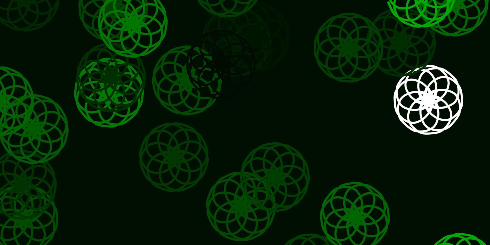 ljusgrön vektorbakgrund med fläckar. vektor