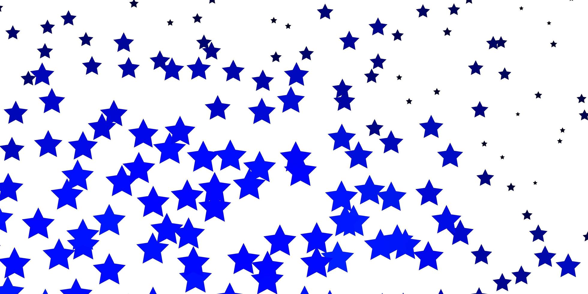 mörkblå vektormönster med abstrakta stjärnor. vektor