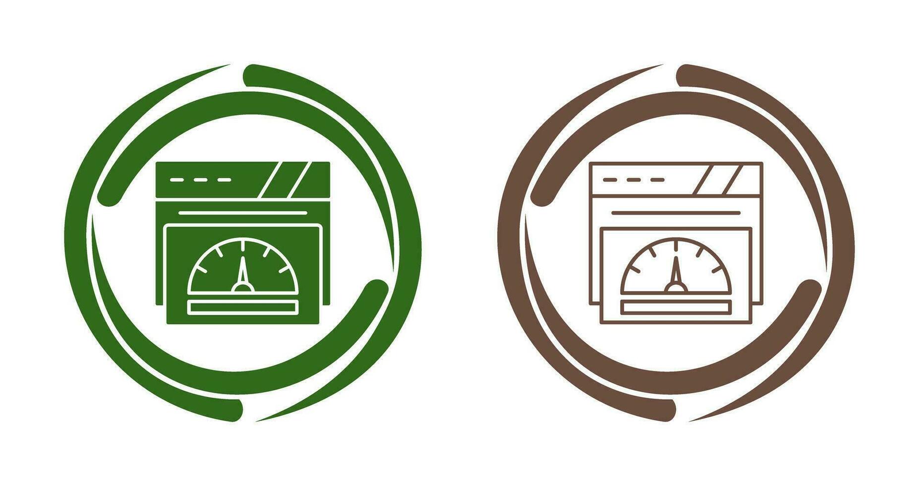 Tachometer-Vektorsymbol vektor