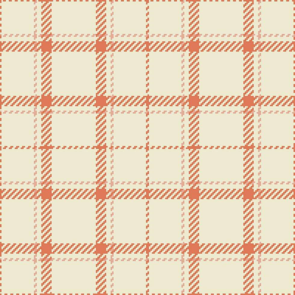 Tartan nahtlos Hintergrund von Plaid Stoff prüfen mit ein Muster Textur Textil- Vektor. vektor