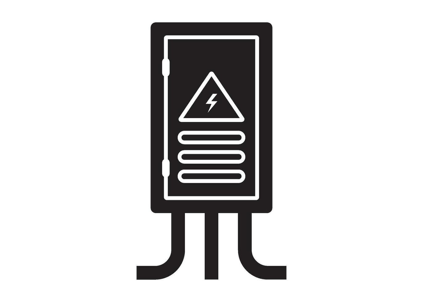 elektrisch Panel Symbol Design Vektor isoliert