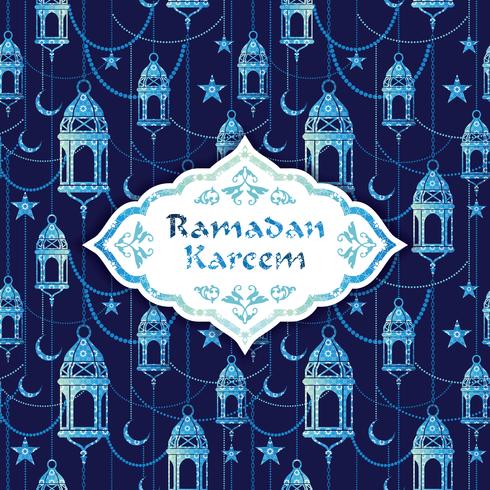 Ramadan Kareem. Vektor-Illustration. vektor