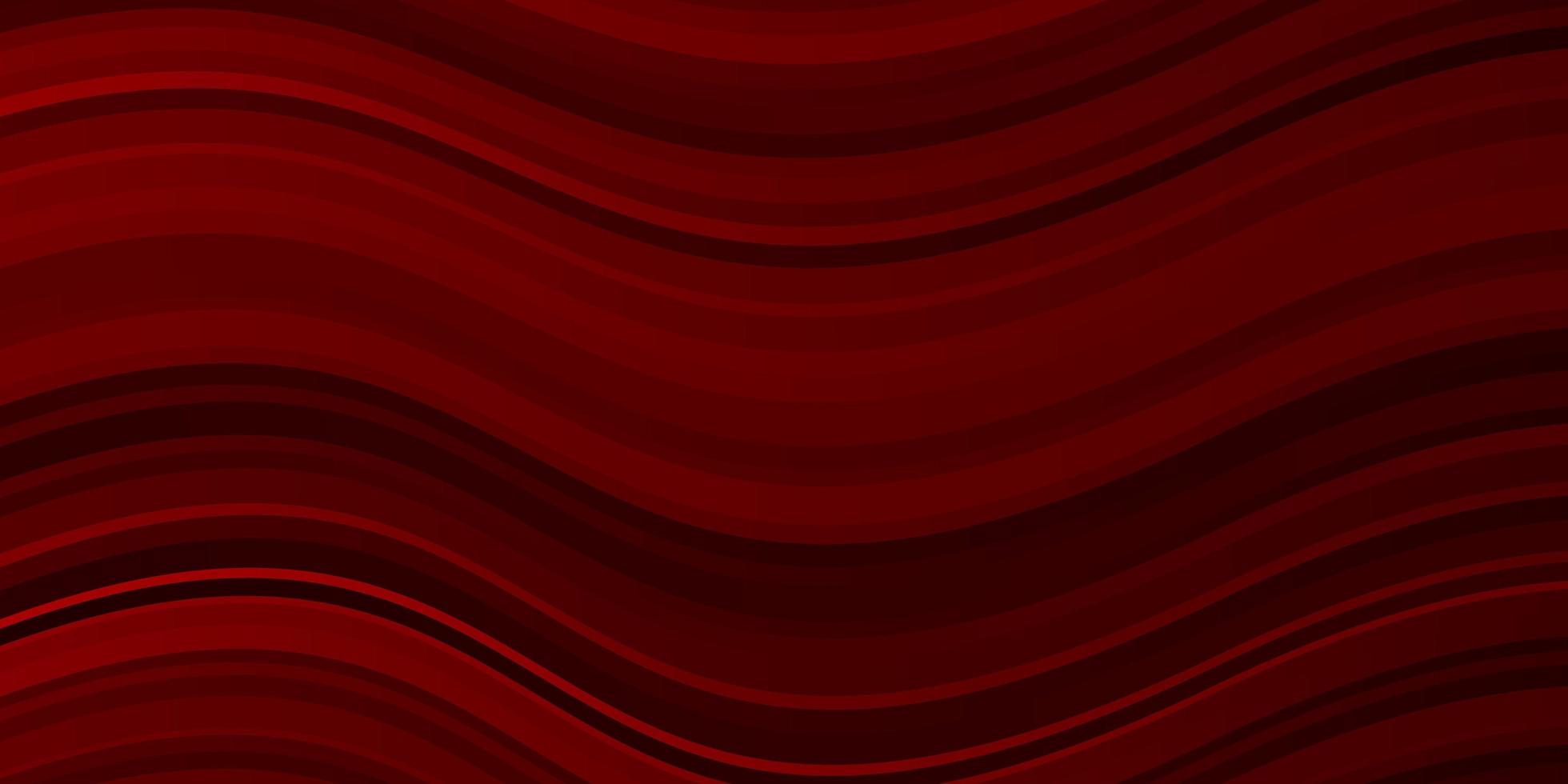 mörk röd vektor layout med cirkelbåge.
