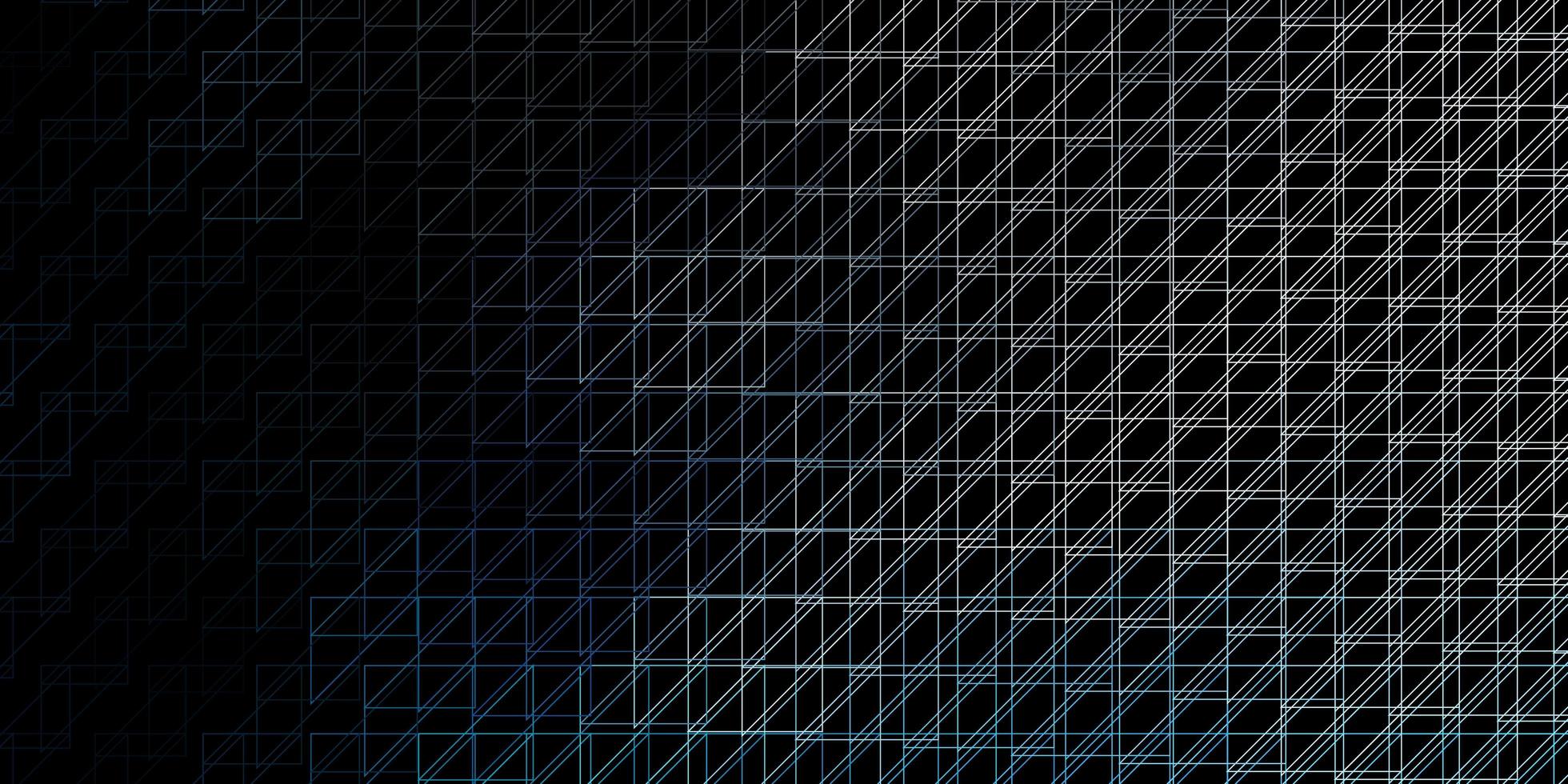 dunkelblaues Vektorlayout mit Linien. vektor