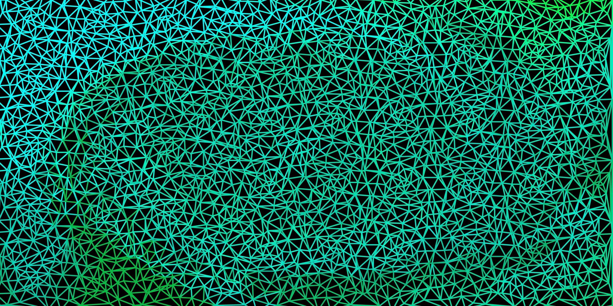 ljusgrön vektor triangel mosaikmönster.